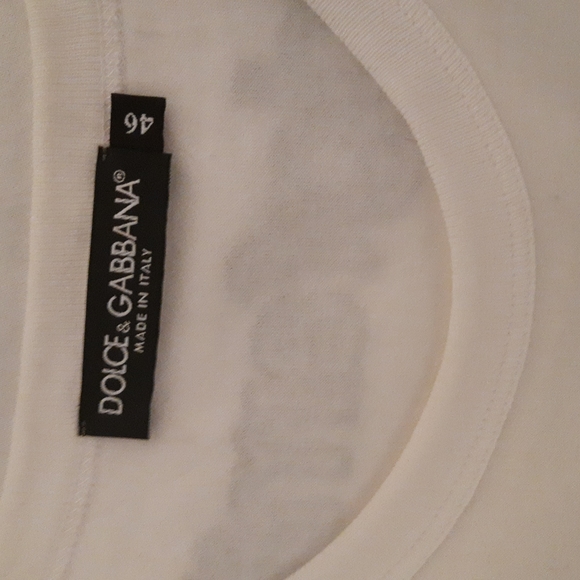Dolce & Gabbana Designer Dj Appliqué T-shirt - Picture 3 of 4